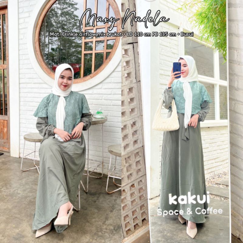 batik Yina//New arrival, dress maxy nadela dress remaja dewasa dress cantik kekinian