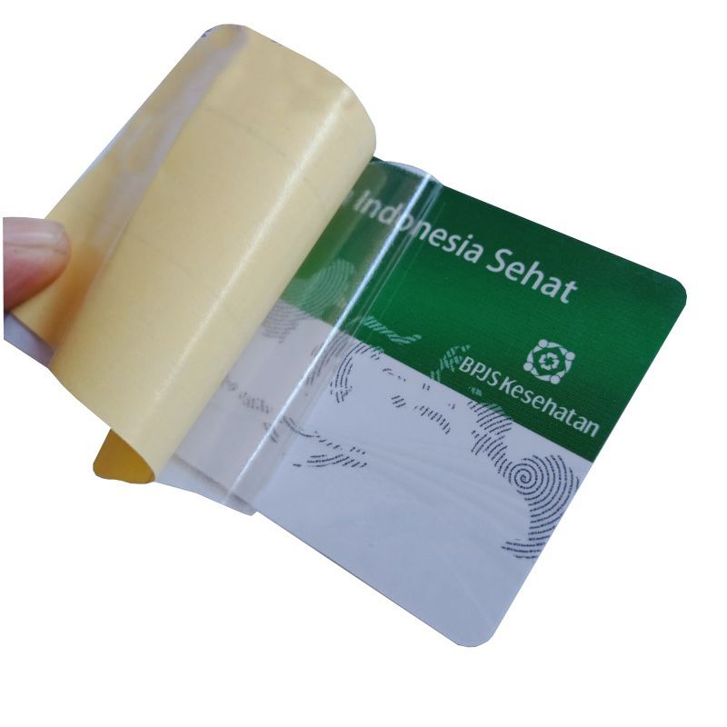 

STIKER BENING PELAPIS ANTI GORES UNTUK KARTU KTP, SIM, NPWP DAN LAINNYA (SATUAN)