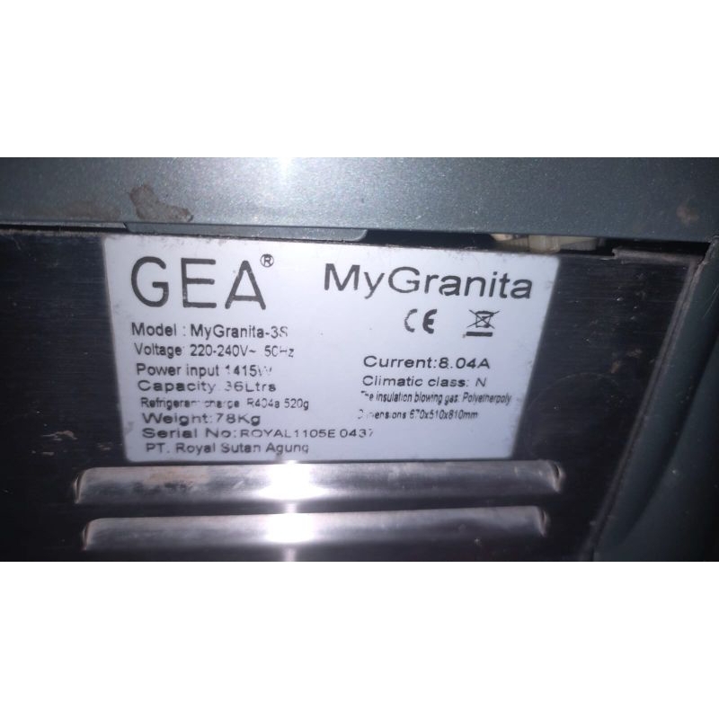 GEA SLUSH MACHINE MY GRANITA-3S second