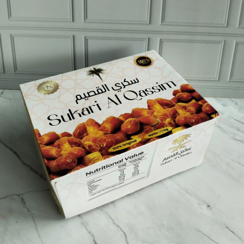 

Kurma Sukari Al Qasim kemasan 1 kg