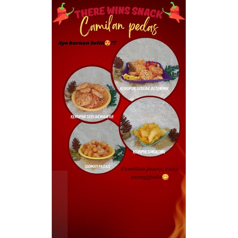 

There Wins Snack-Camilan pedas