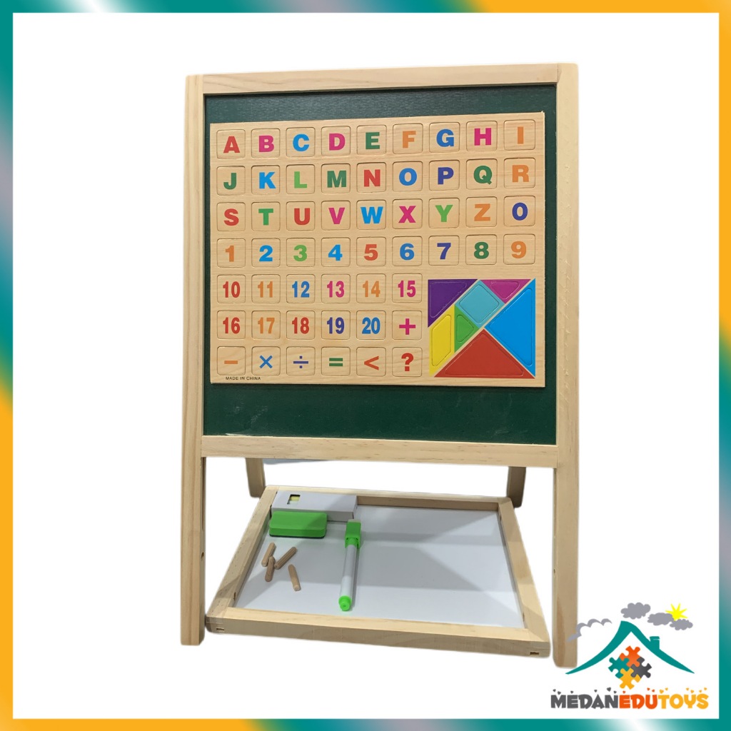 

MedanEduToys-Papan Tulis Magnet Mainan Edukasi Anak Belajar Mengenal Huruf
