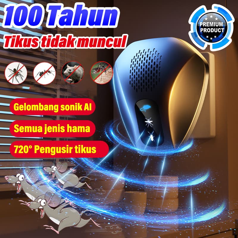 10000m tanpa tikus, nyamuk, kecoak alat pengusir nyamuk pengusir tikus ultrasonik Alat Pengusir Sera