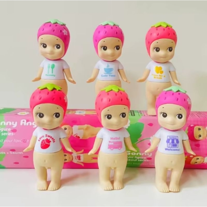 Action Figure Sonny Angel Mini Figures Seoul Series Limited Edition Seoul Strawberry Blind Box ( RAN