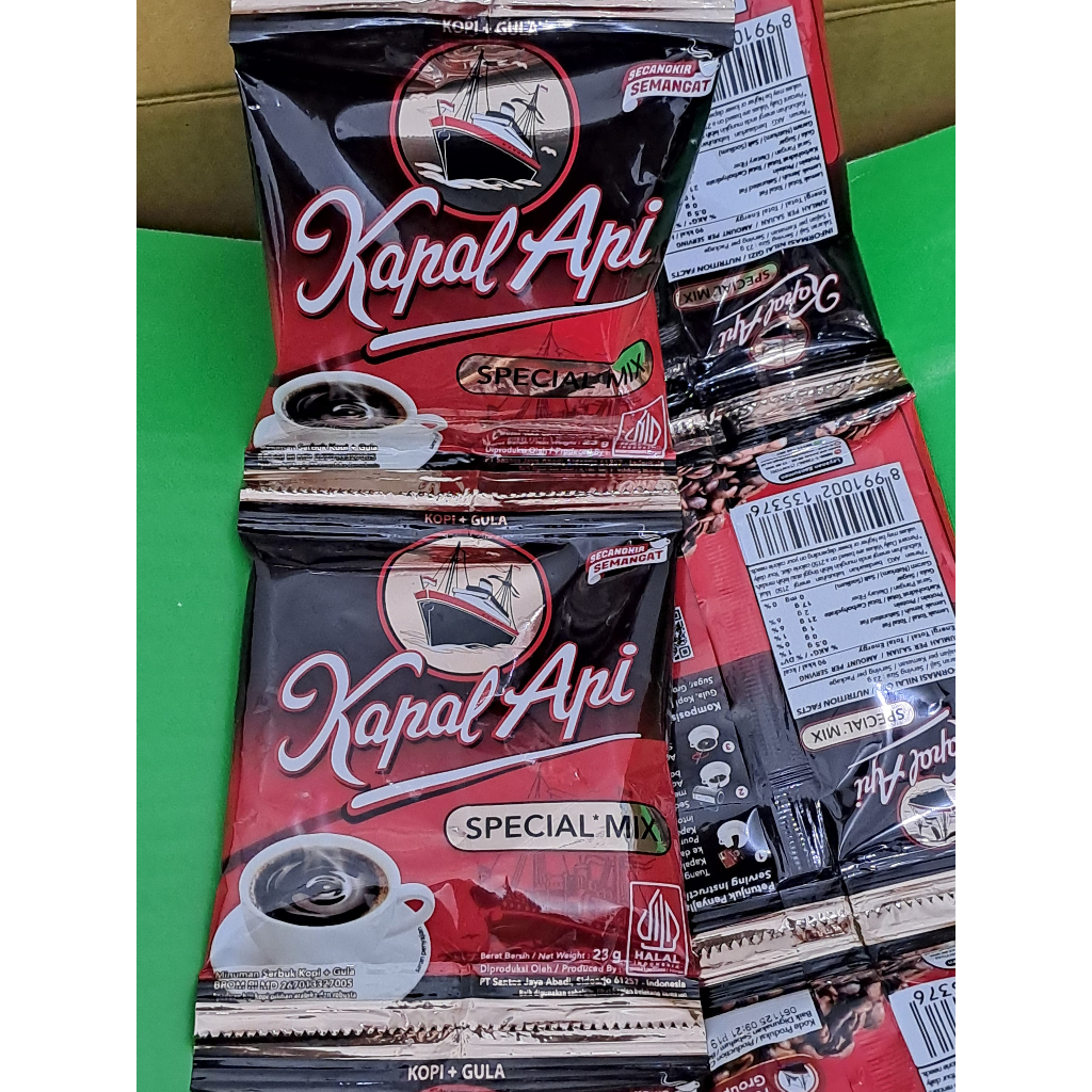 

KOPI KAPAL API SPESIAL MIX 23 GRAM / PCS