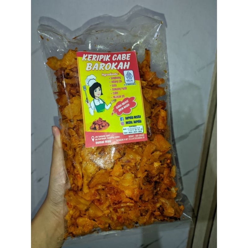 

keripik cabe dumai