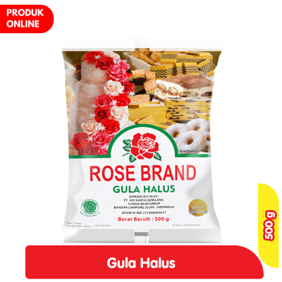 Gula Halus Rose Brand  500 gram (1/2 Kilo)