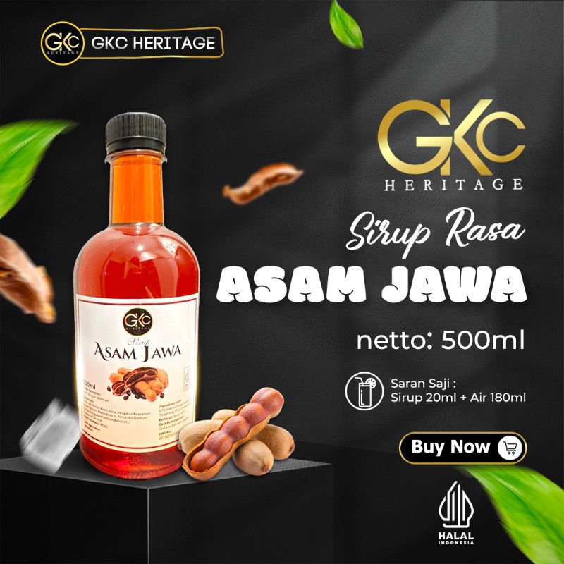 

Sirup Bali Rasa Asam Jawa GKC Heritage 500ml Halal - Tamarind Syrup