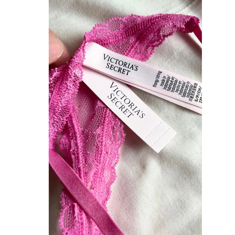 KLPB Victoria Secret VS Lace String Thong Panty Low Rise Dwjl