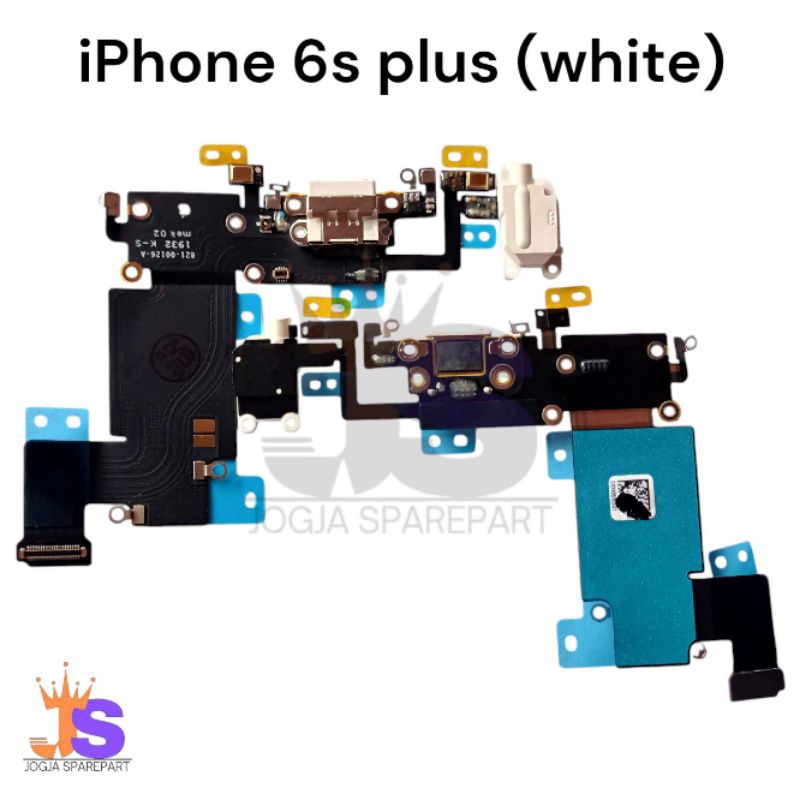 PCB / fleksibel konektor charger / papan konektor cas iPhone 6s plus (white) original