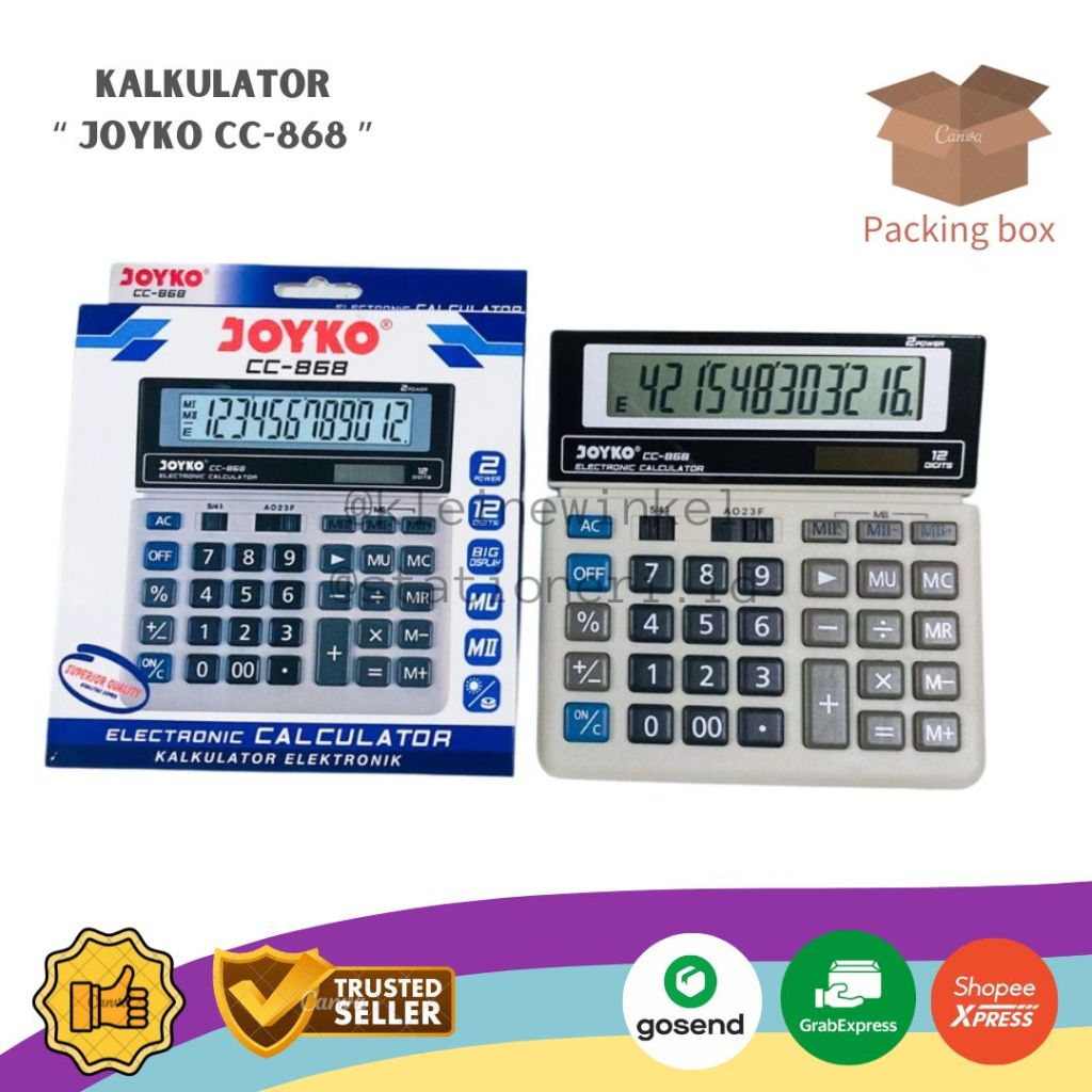 

Kalkulator JOYKO CC-868 ORIGINAL 12 Digit