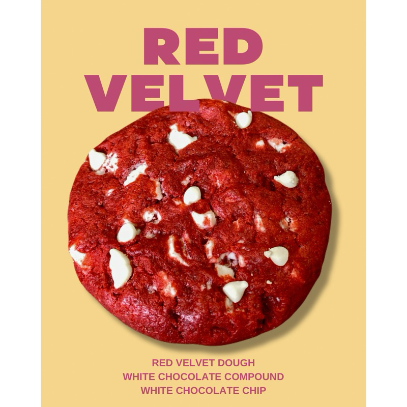 

Red Velvet Soft Cookies