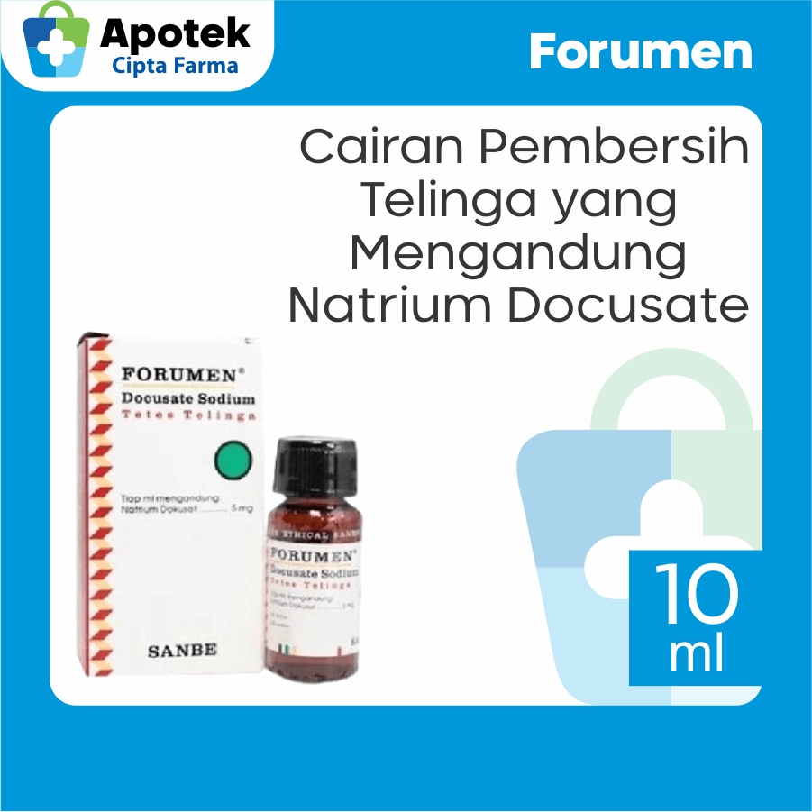 Forumen Tetes Telinga Natrium Obat Tetes Kuping Obat Sakit Telinga Cairan Pembersih Telinga Tetes Te