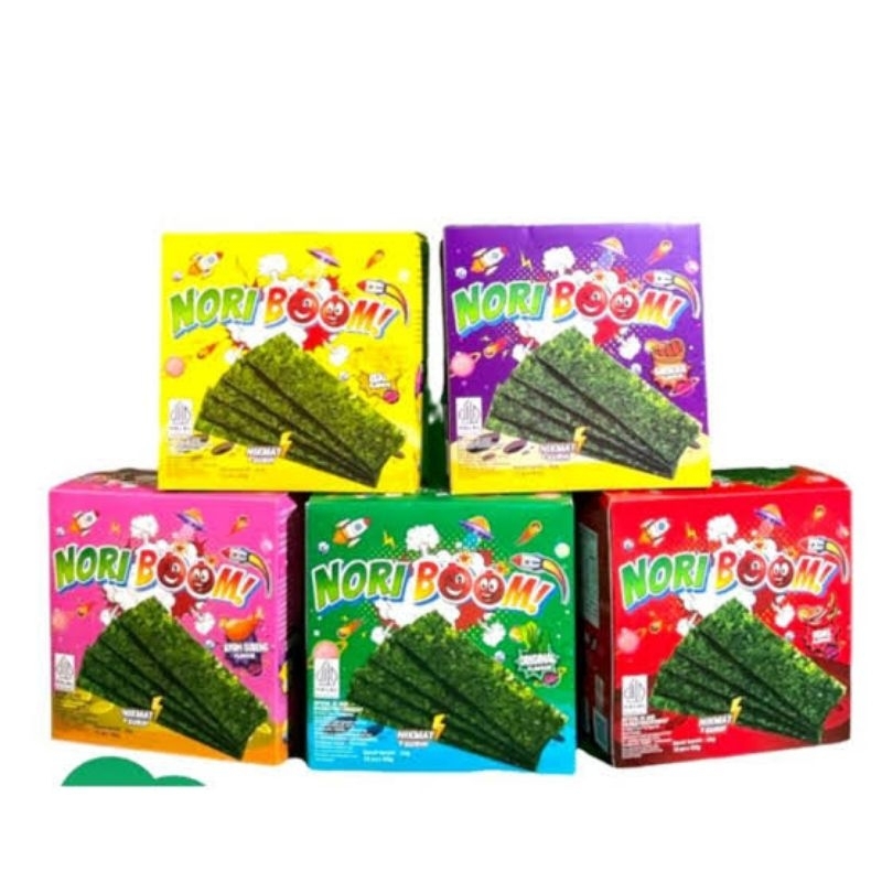 

NORI BOOM ORIGINAL | PEDAS | BBQ | SAPI PANGGANG | KEJU | AYAM GORENG 12 PCS