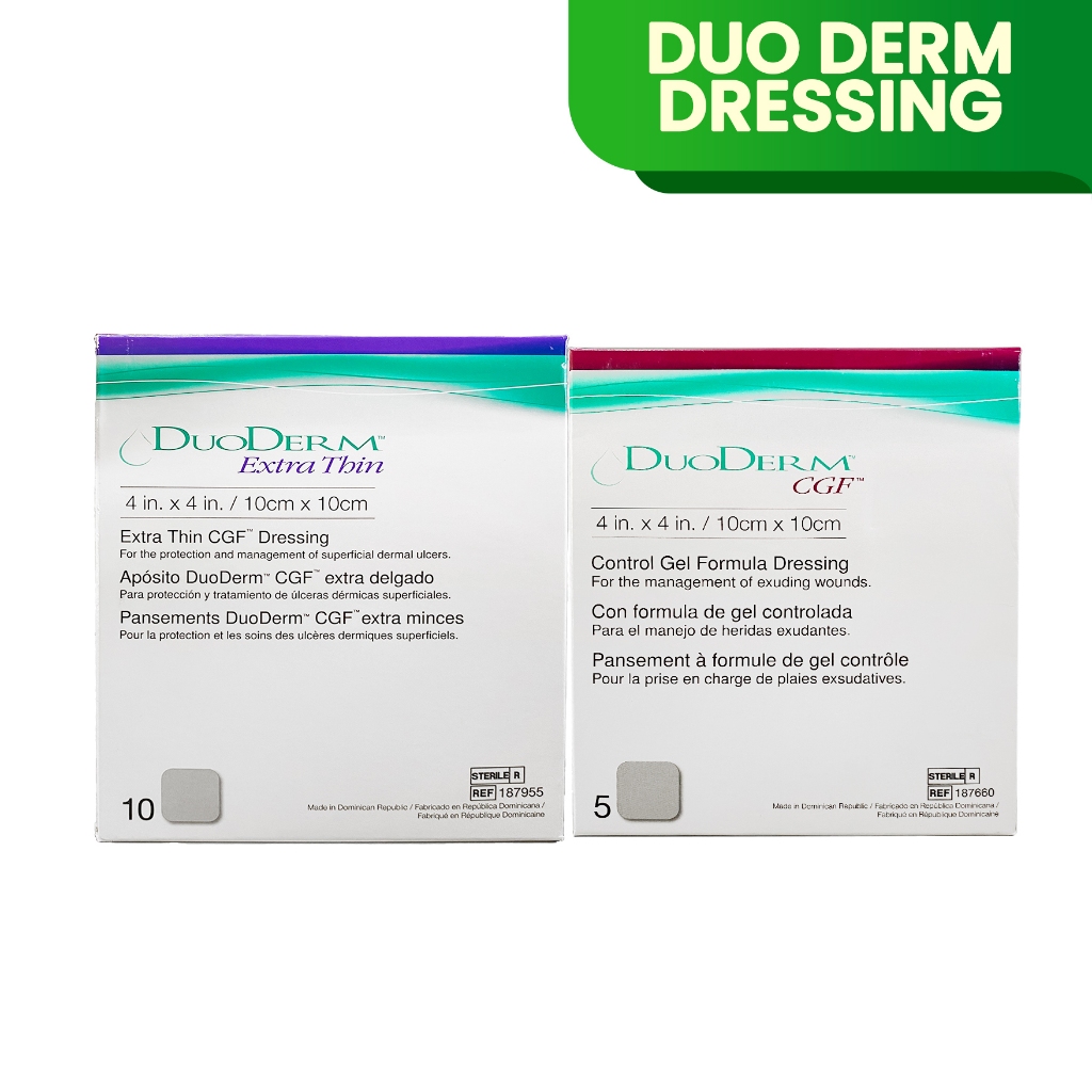 DUODERM CGF HYDROCOLLOID DRESSING PATCH