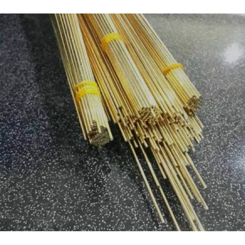 kawat las Kuningan 2.0mm x 1000mm - kawat las Kuningan madein jermani - 2mm x 1meter