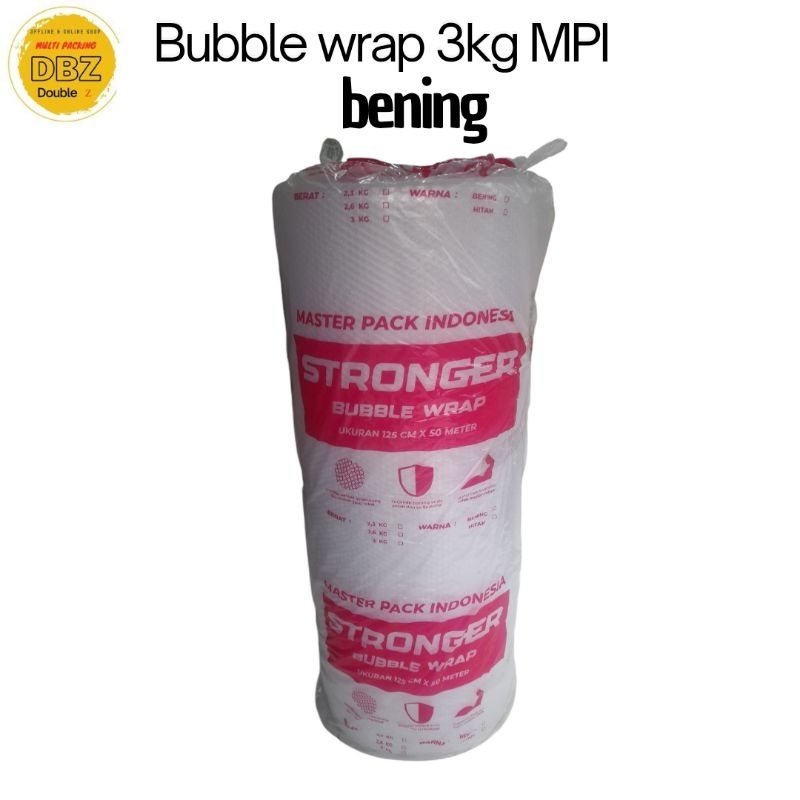 

Bubble wrap /plastik gelembung hitam ukuran 125cmx50m 3kg