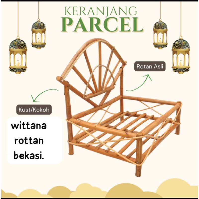 keranjang parsel lebaran rotan