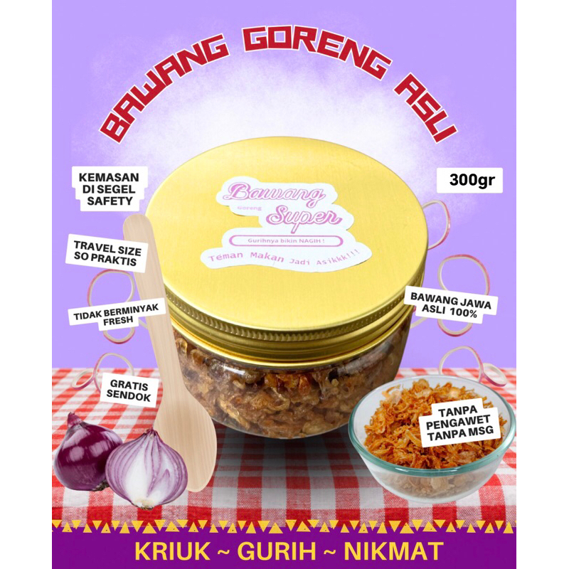 

Bawang Goreng Murah Asli