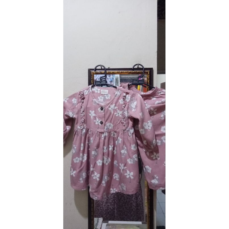 (Sisa Pink) Preloved Little Zahra Atelier Angelina Size 1-2 tahun