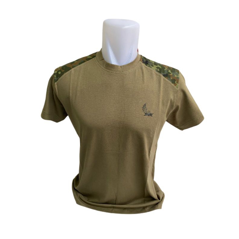 Kaos Tactical Shirt Motif Camo Flecktarn Jerman,  Baru Buatan PT Sritex (2)