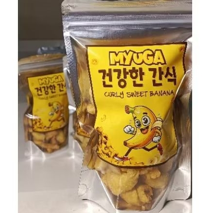

MYUGA Curly Sweet Banana 100 Gram Rambak Pisang