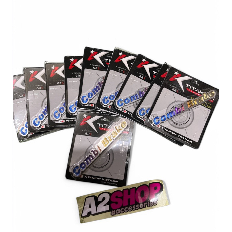 EMBLEM COMBI BRAKE TITANIUM