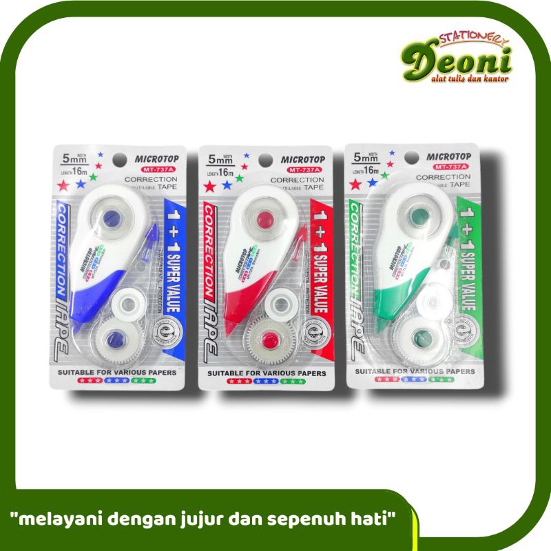 

MICROTOP Correction Tape MT-737A 5mmx16m