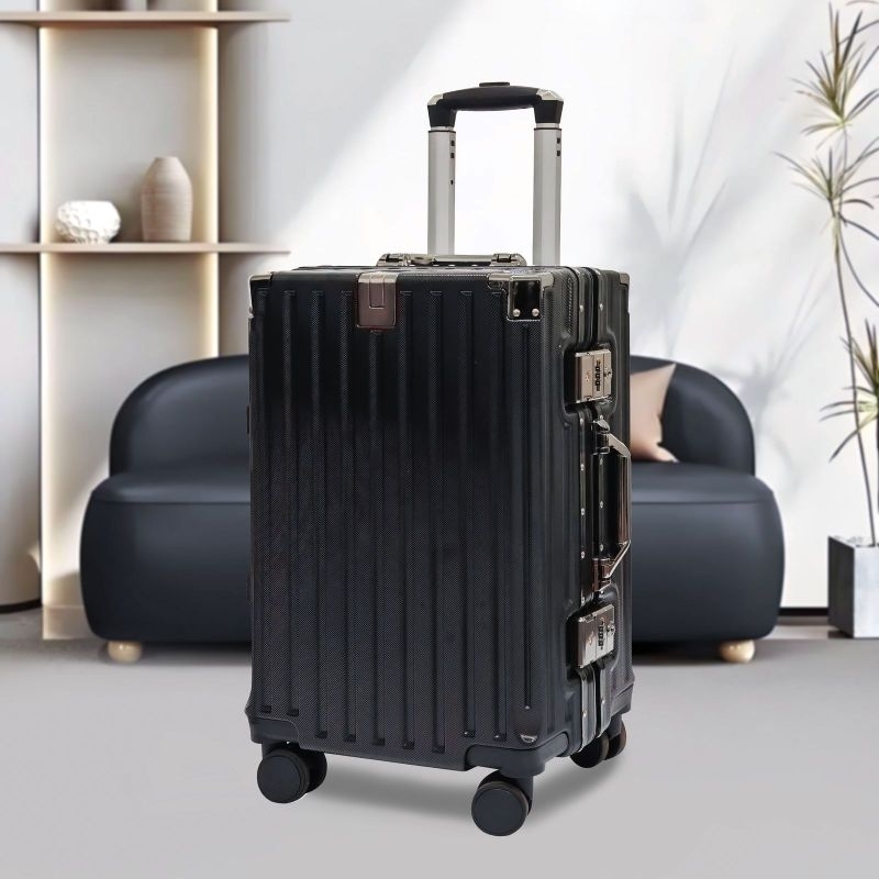 Koper 20 inch Bahan Almunium Sudah Kunci Tsa koper Kabin Pesawat koper 20,24 inch