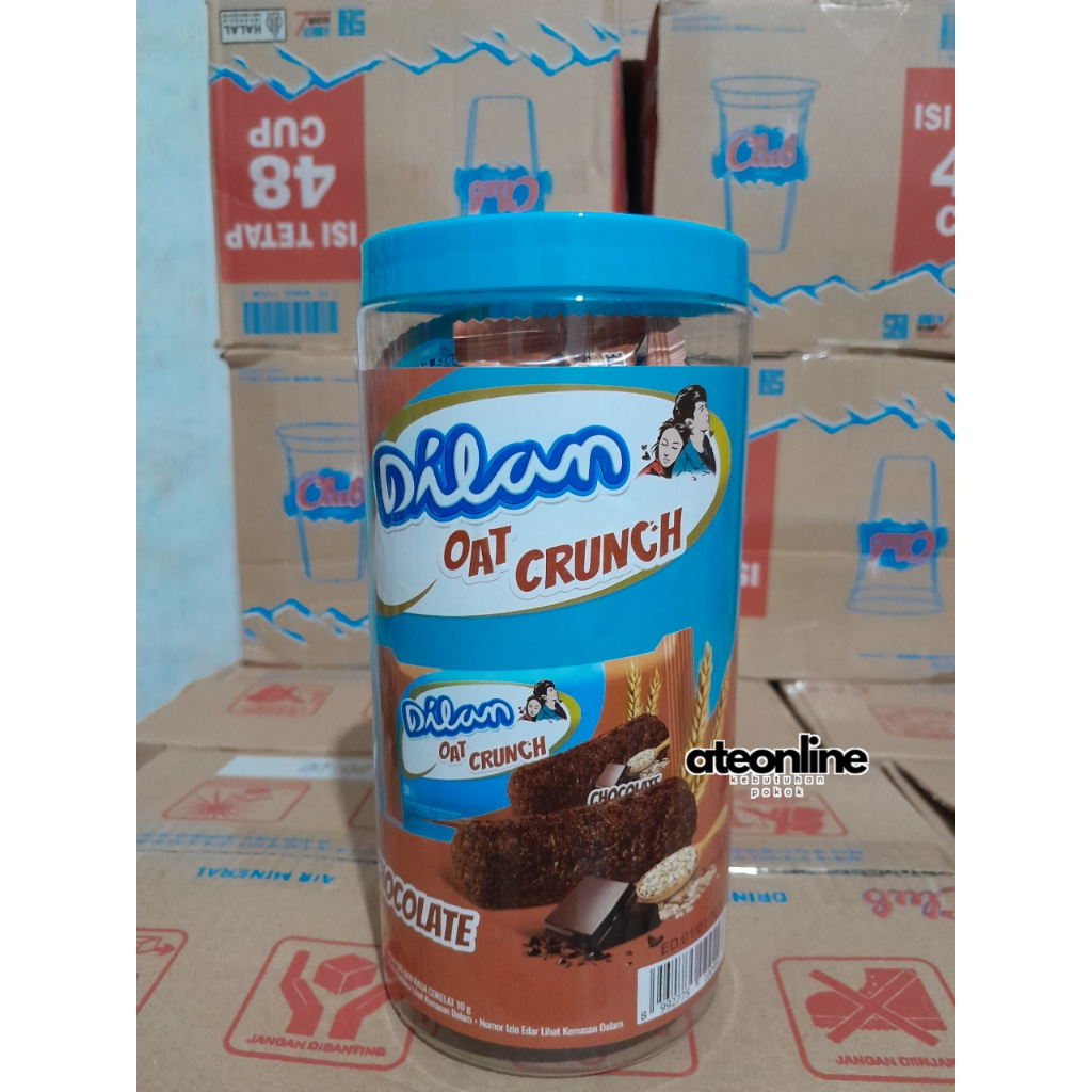 

Dilan Crunchy Oat Cokelat Toples [isi 25 bungkus @10gr]