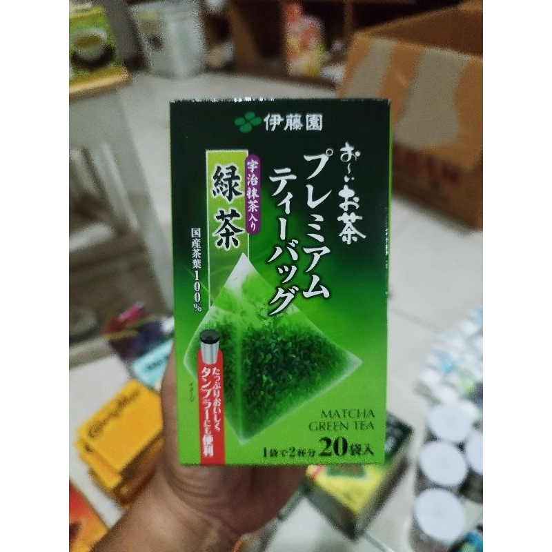 

ITO EN Oi Ocha Premium Matcha Green Tea Bags isi 20pcs pyramid tea bags