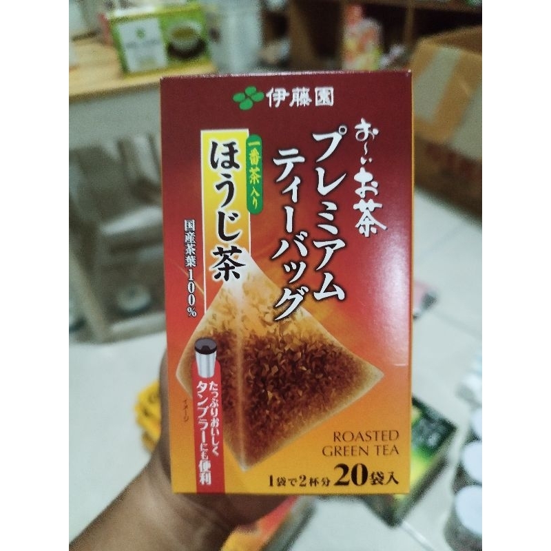 

ITO EN Oi Ocha Premium Houjicha Roasted Green Tea Bags isi 20pcs pyramid tea bags