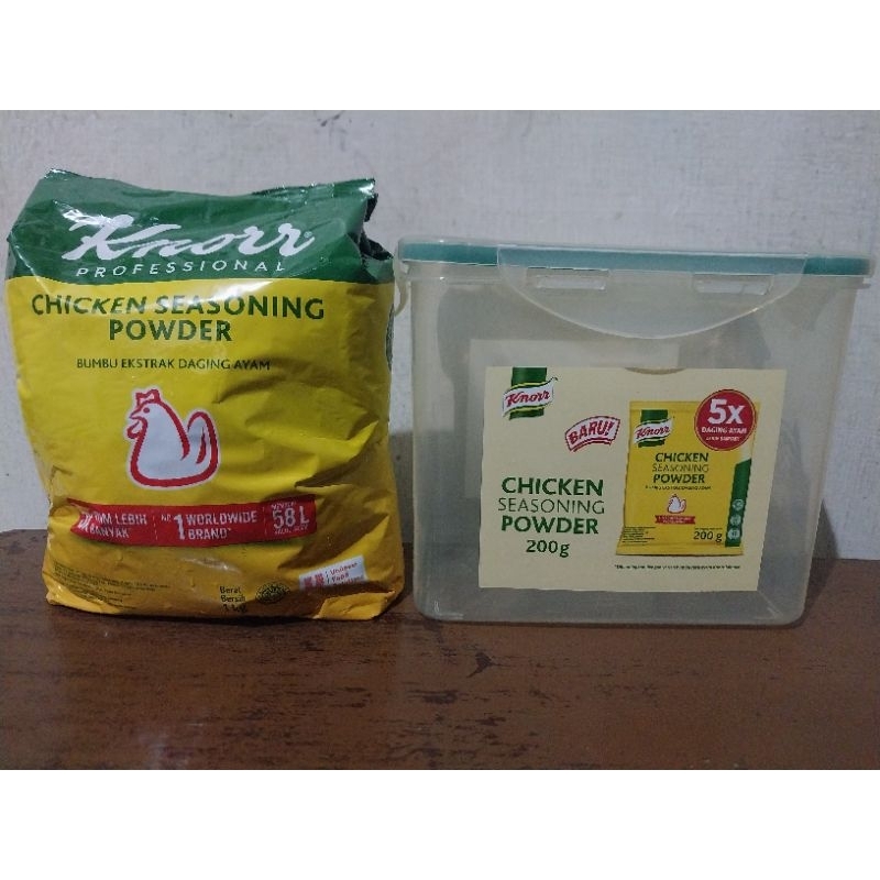 

Knorr Chicken Seasoning Powder Refill 1kg Free Food Container