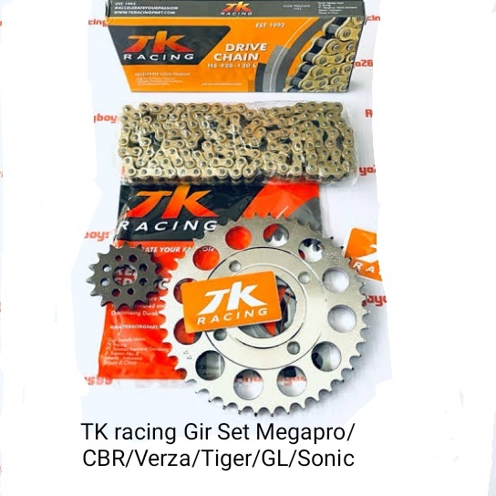 TK RACING GEAR SET MEGAPRO, CB150, CBR150, VERZA, TIREV, GL