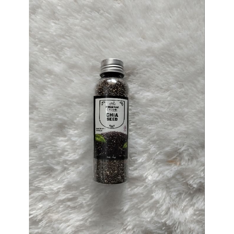 

DISKON Biji Chia Seed Organik 150 gram / Black Chia Seed Premium Untuk Diet herbal4
