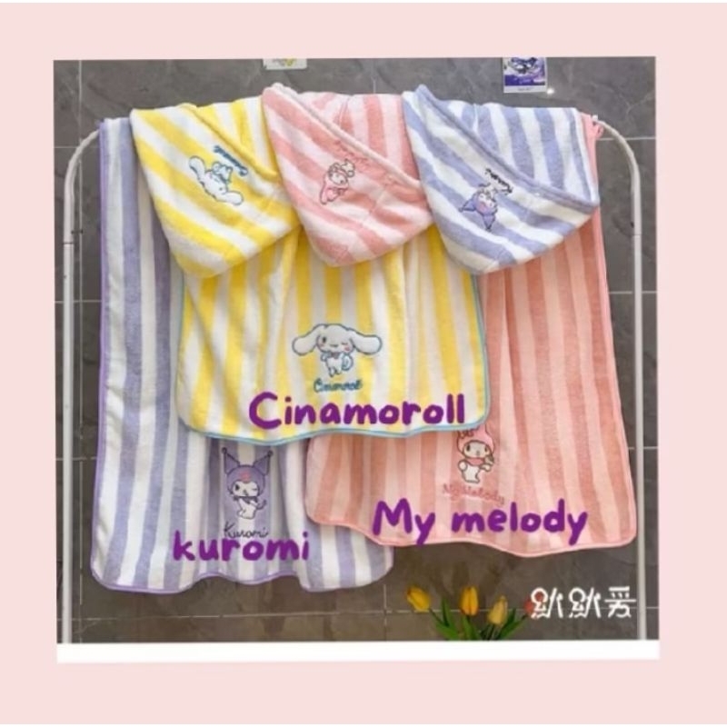 Handuk Sanrio free handuk Besar dan handuk kepala