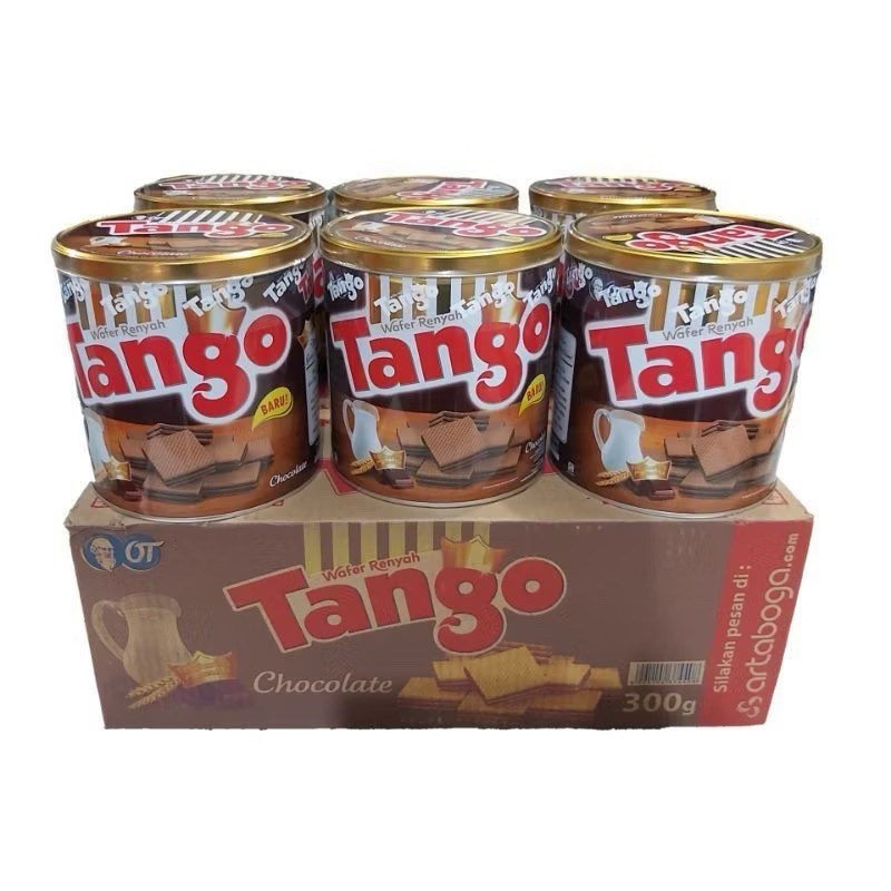 

TERMURAH !! TANGO KALENG CHOCOLATE FESTIVE ISI 6 KALENG 1 DUS @240GR