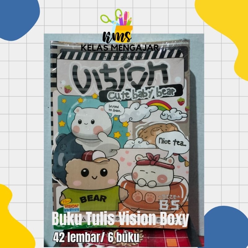 

BUKU TULIS VISION 42 LEMBAR ISI 6 BUKU