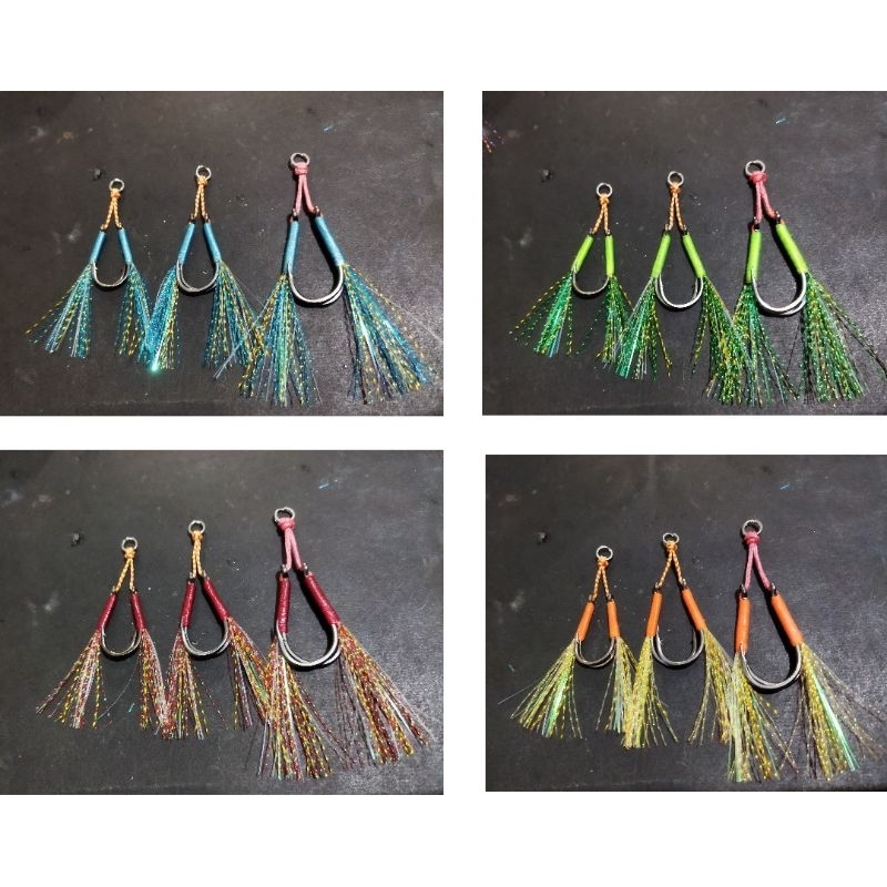 Assist hook (Kail Chinu Obama 1053) 1 pcs Cocok untuk metal jig 20 30 40 60 80 gram