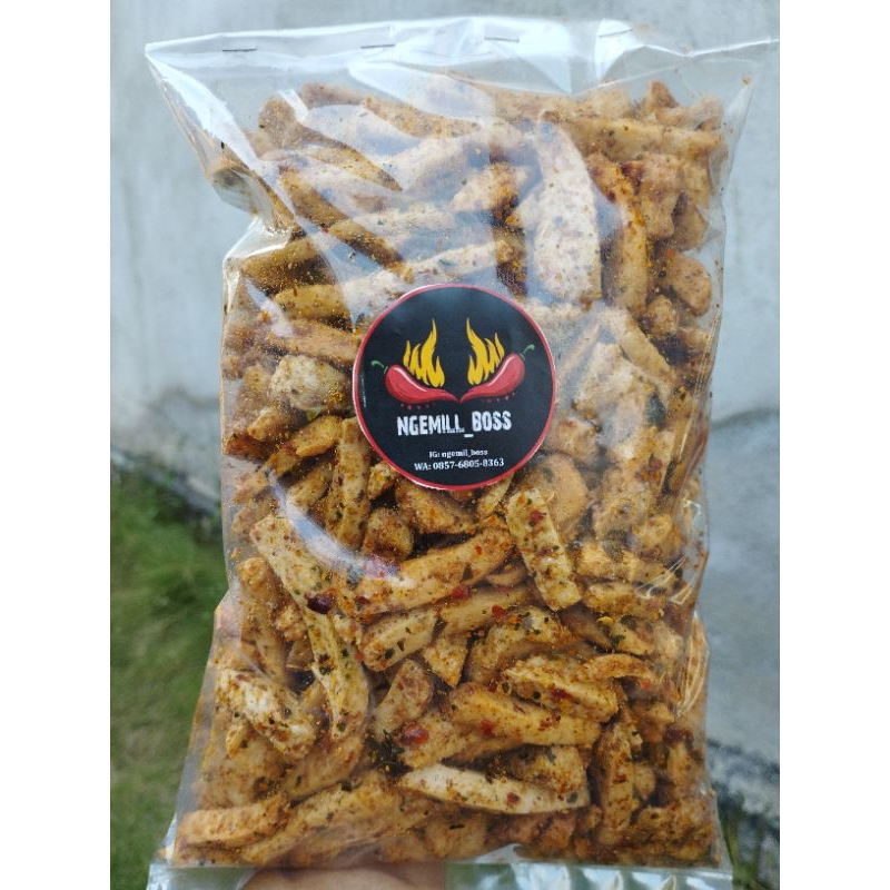 

Basreng pedas daun jeruk