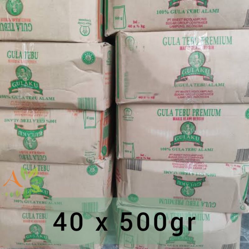 

Gulaku Gula Pasir 500gr per dus isi 40 bungkus.