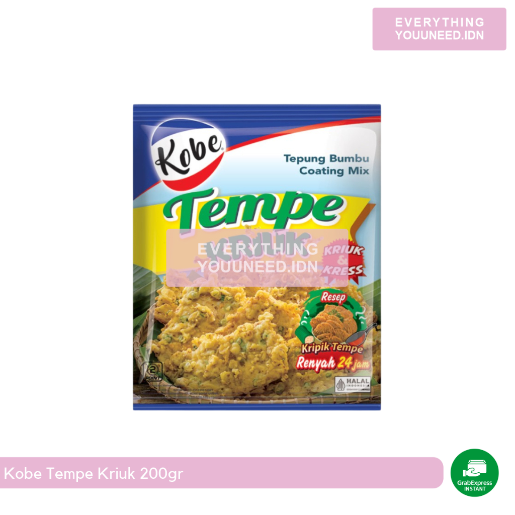 

Kobe Tepung Tempe Goreng Kriuk 200gr