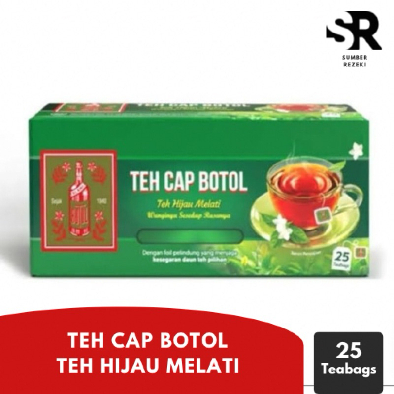 

Teh Cap Botol Teh Hijau Melati 25 Teabags