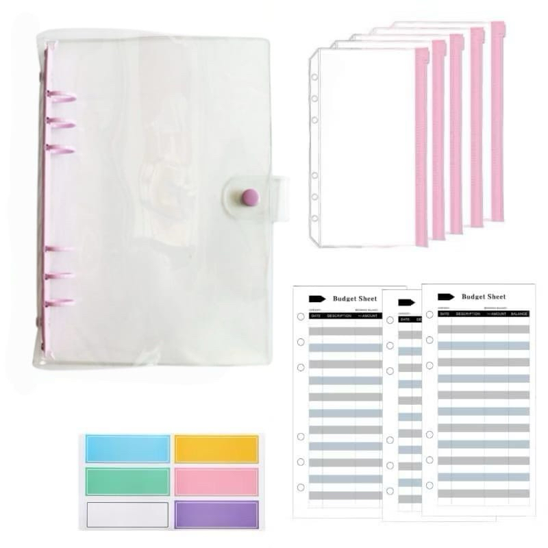 

Set Nabung A6 Binder PVC Ring Warna Kancing