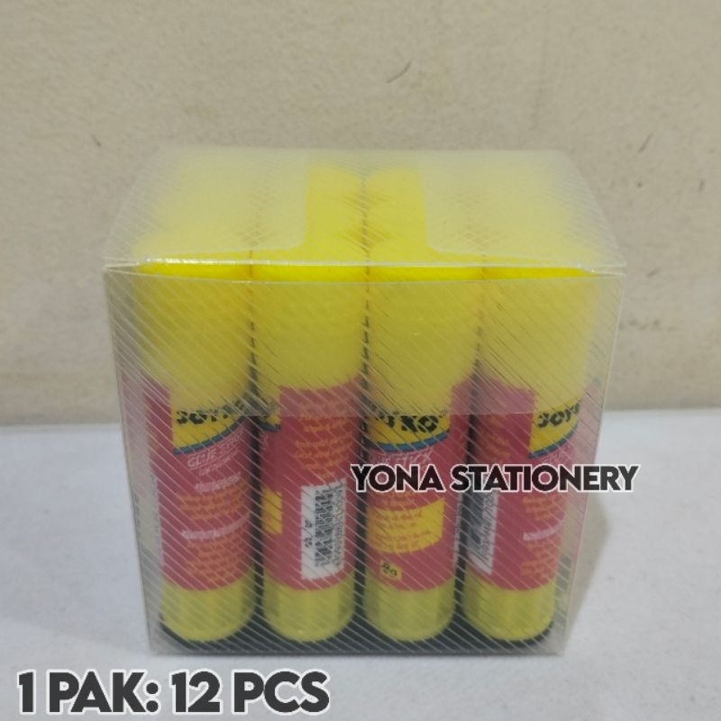 

LEM GLUE STICK JOYKO / JOYKO GLUE STICK 8 GRAM 12PCS