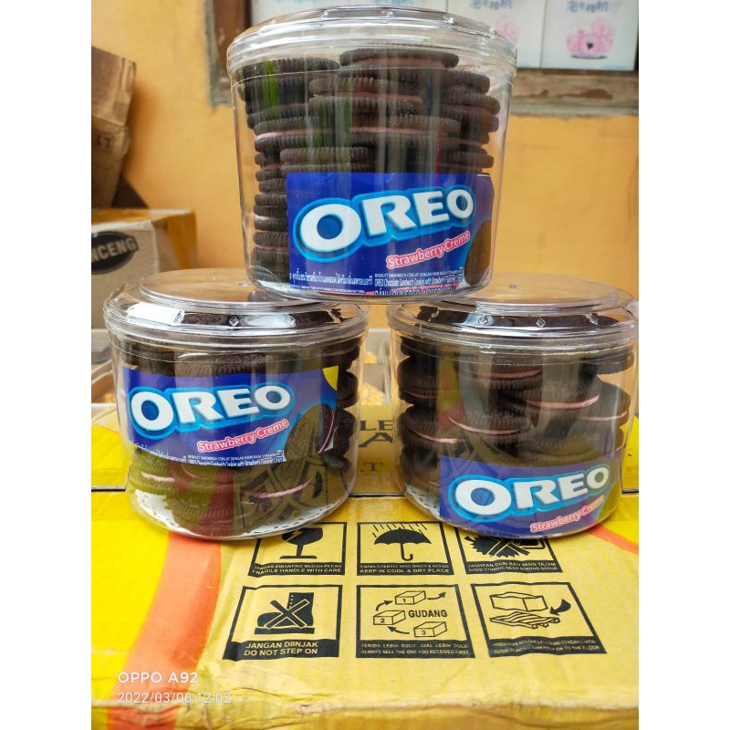 

Oreo Snack Kemasan Repack Wadah Toples Bulat