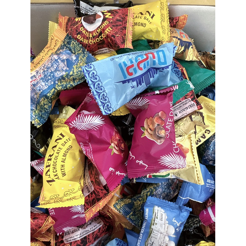 

Coklat kurma/coklat Almond Mix Ukuran 1kg