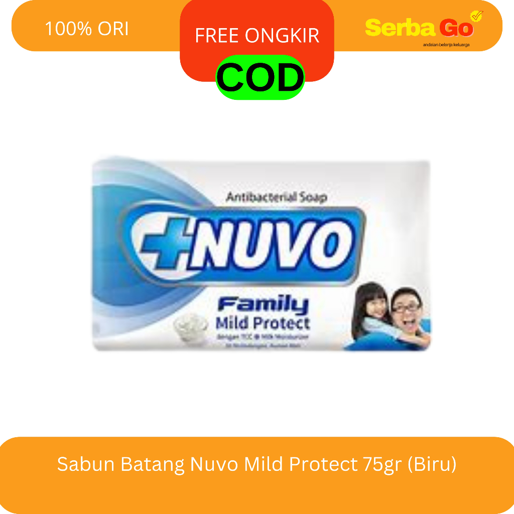 Nuvo Family Mild Protect Sabun Batang (Biru)