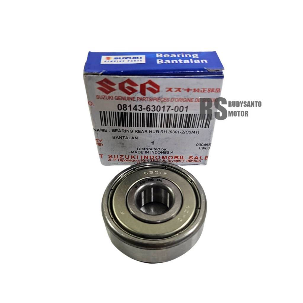 Kelahar Bearing Laher SGP 6301 Original Suzuki 08143-63017-001