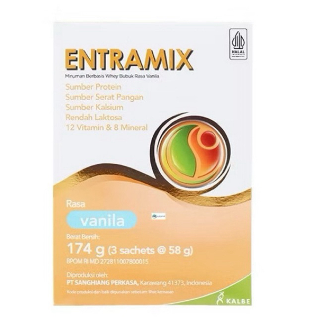 

Entramix Vanila 174 Gram - Susu Penambah Nutrisi Lansia dan Malnutrisi